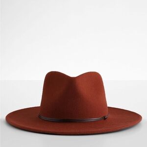 Wyeth burnt orange 100% wool hat
